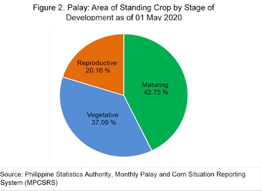 Figure 2 Palay Area Standing Crop Development