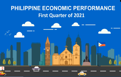 Philippine Economic Performance, First Quarter of 2021
