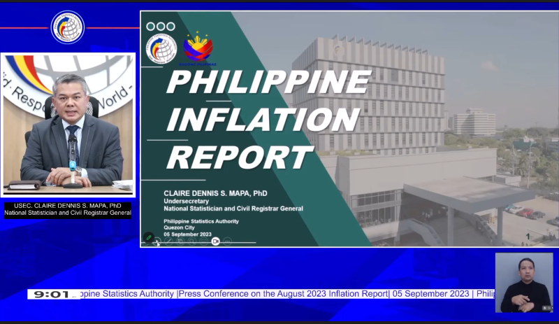 Press Conference on the August 2023 Inflation
