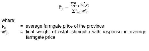 farmgate price