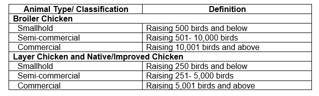 chicken classification