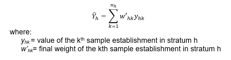 Estimation of Total