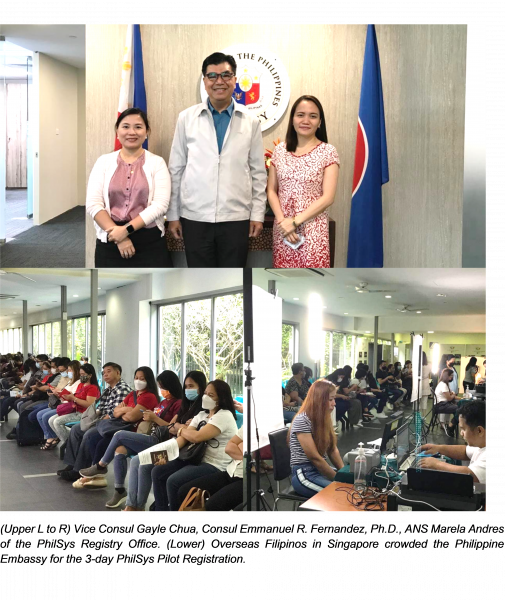 PSA holds PhilSys Pilot Registration of Overseas Filipinos in Singapore